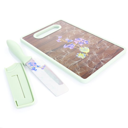 Gibson Elite® Lavender Cottage 3-Piece Knife Cutlery Set in Floral